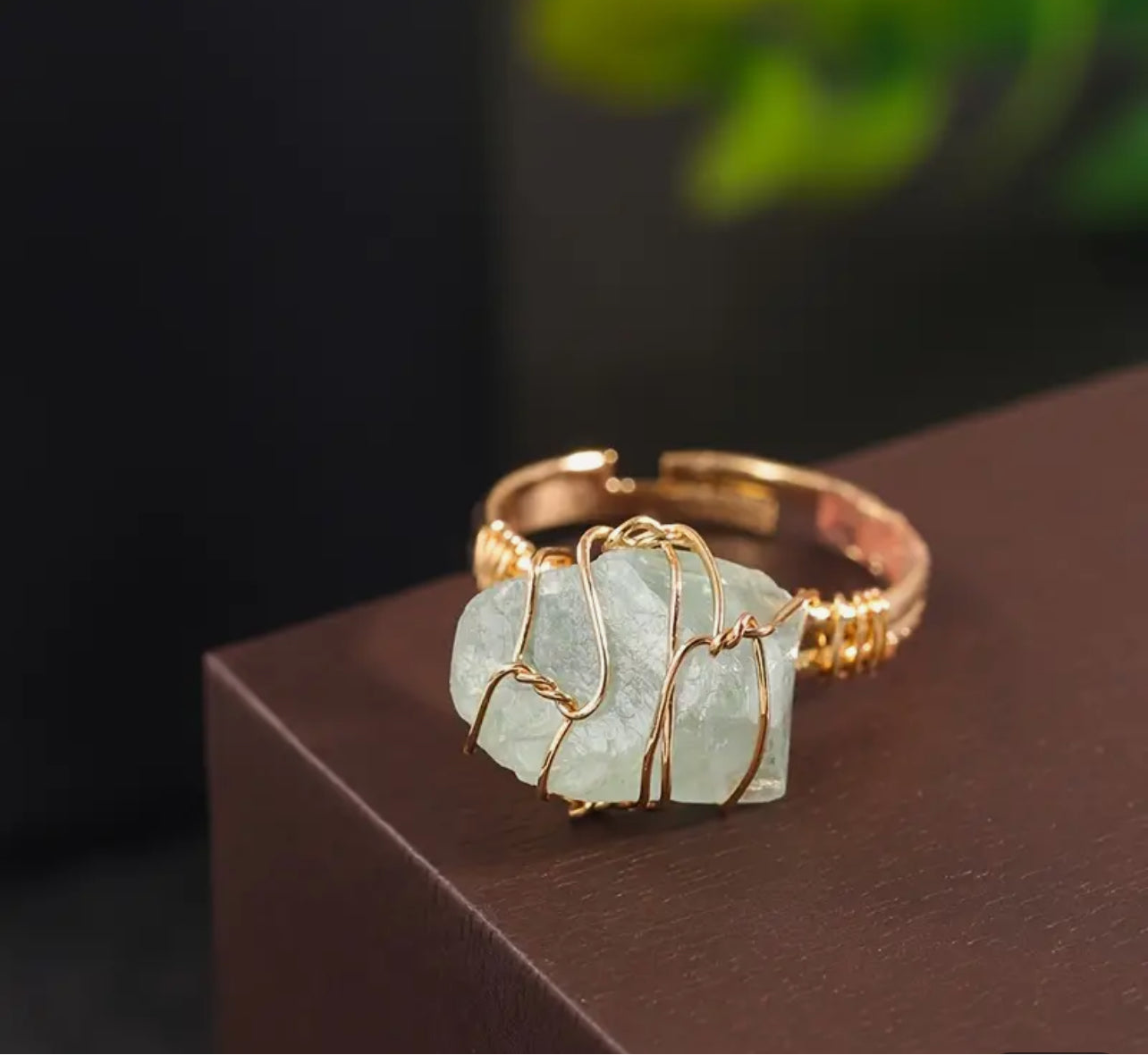 JADE MOUNTAIN STONE RING