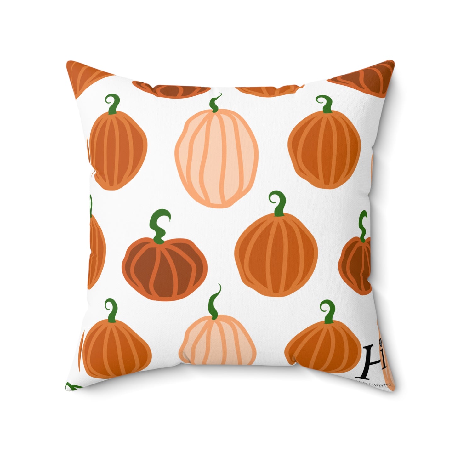 Pumpkin Spice Plush Square Pillow