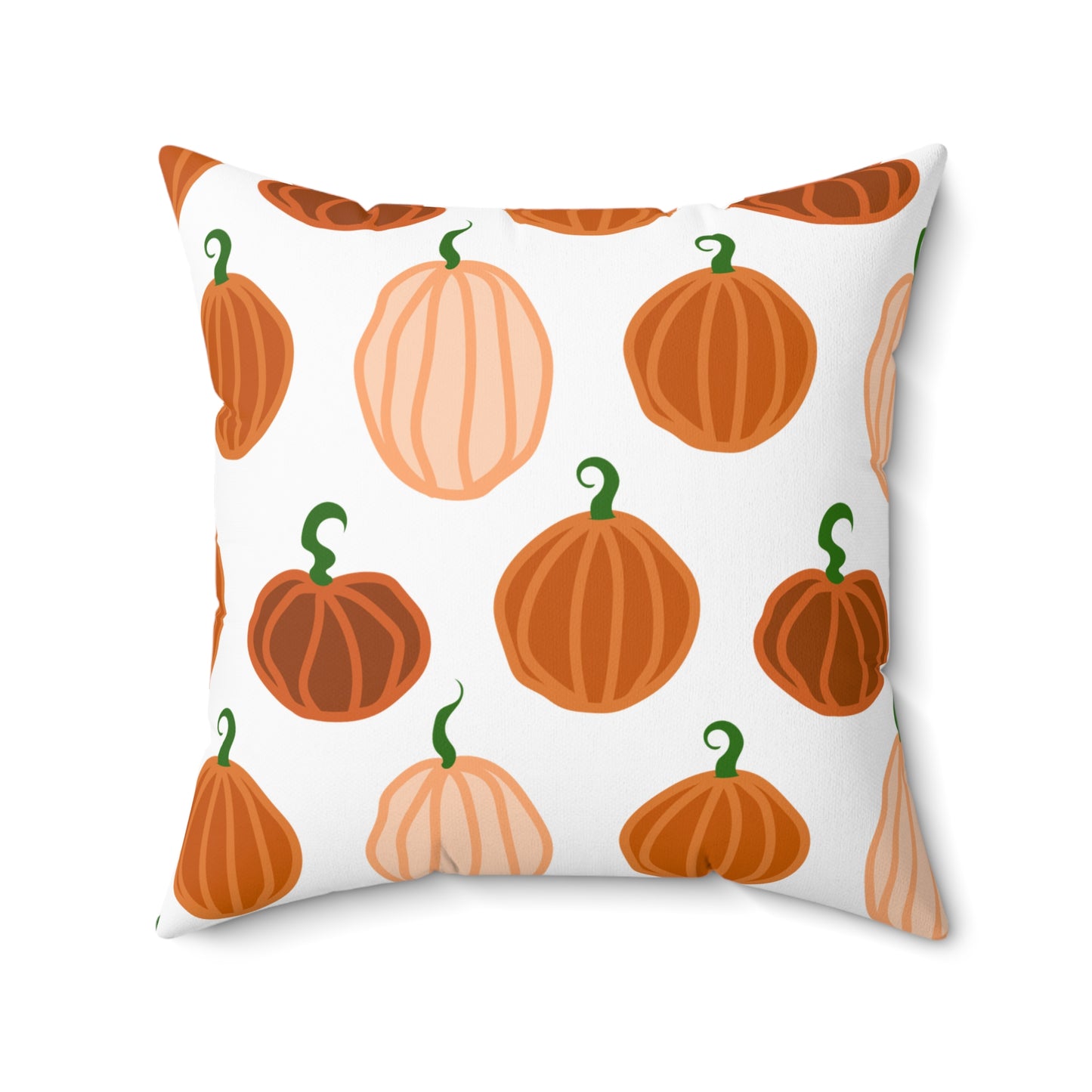 Pumpkin Spice Plush Square Pillow